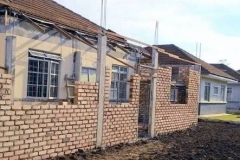 Brick wall fence erected by Benico Home Improvements