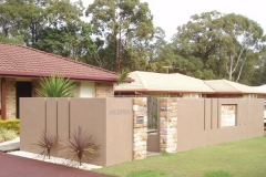 Concrete walling done by Benico Home Improvements
